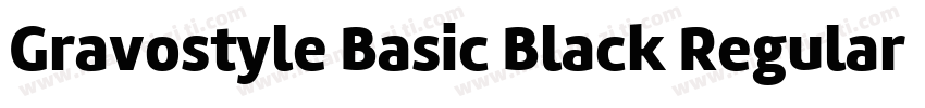 Gravostyle Basic Black Regular字体转换